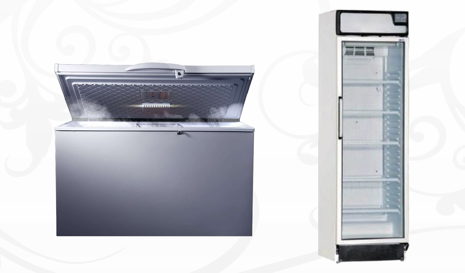 KPevents.gr - Ενοικίαση επαγγελματικών ψυγείων βιτρίνας και καταψύκτων